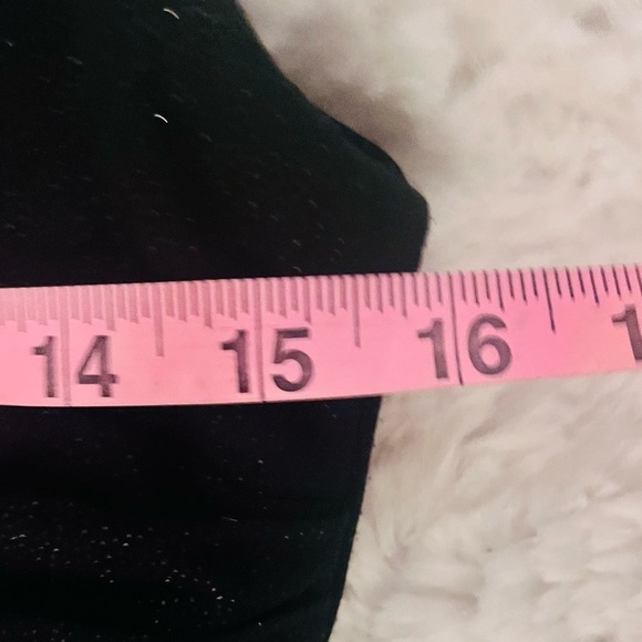 Beautiful 😍R&M Richards Empire Waist Black Sleeveless Sparkle Maxi Dress size 8 - Picture 13 of 15